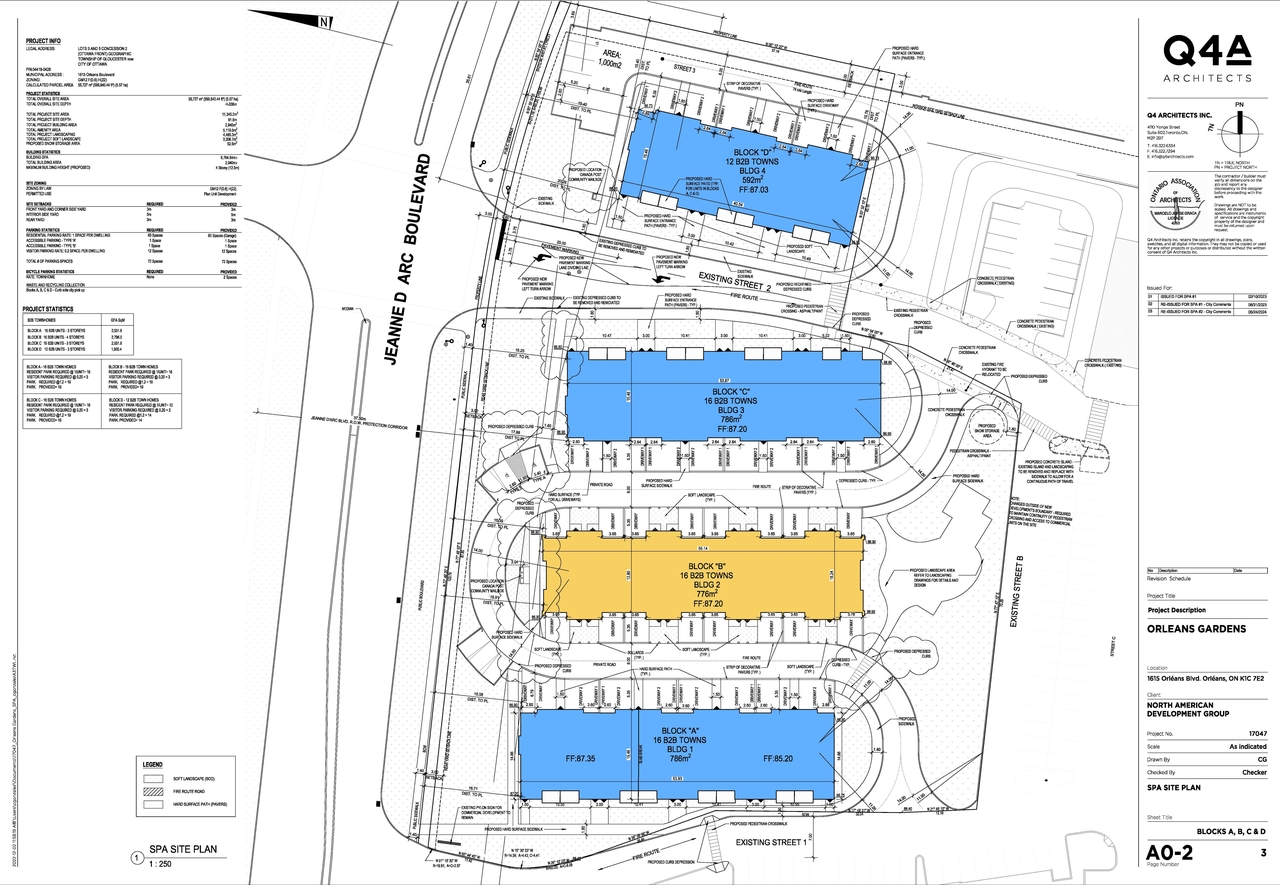 Construction site plan for project from page 25 of the file '2024-05-28 - Design Brief - D07-12-23-0026'