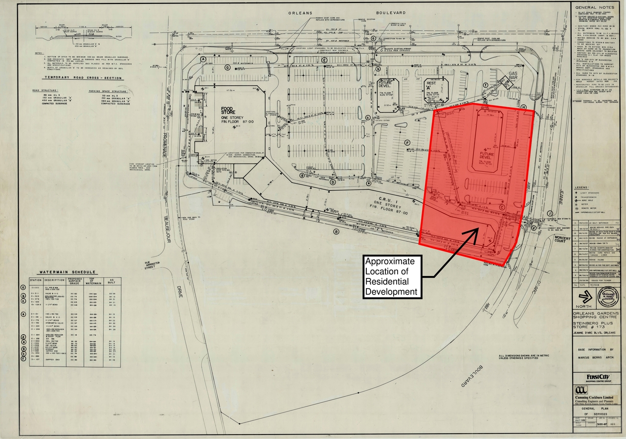 Construction site plan for project from page 37 of the file '2024-05-28 - Design Brief - D07-12-23-0026'
