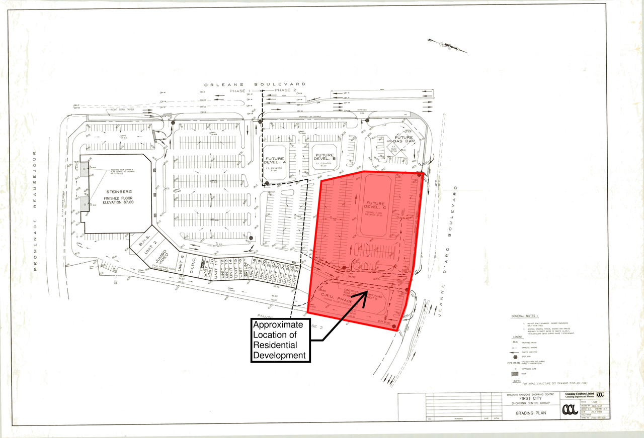 Construction site plan for project from page 38 of the file '2024-05-28 - Design Brief - D07-12-23-0026'