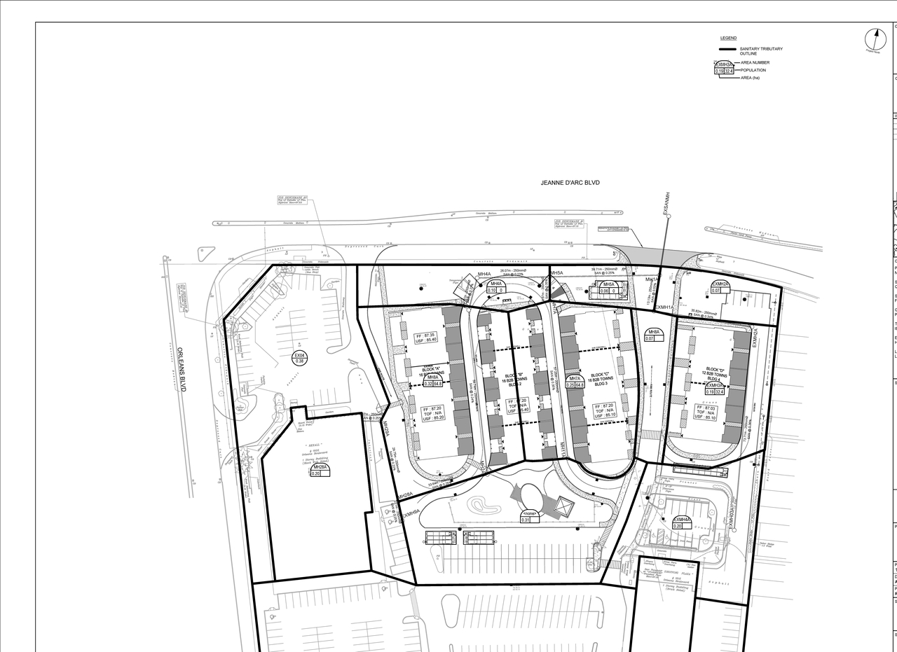 Construction site plan for project from page 64 of the file '2024-05-28 - Design Brief - D07-12-23-0026'