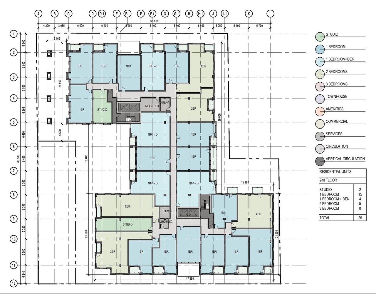 Floor plan for project from page 40 of the file '2023-09-28 - Design Brief - D07-12-23-0031 (2)'