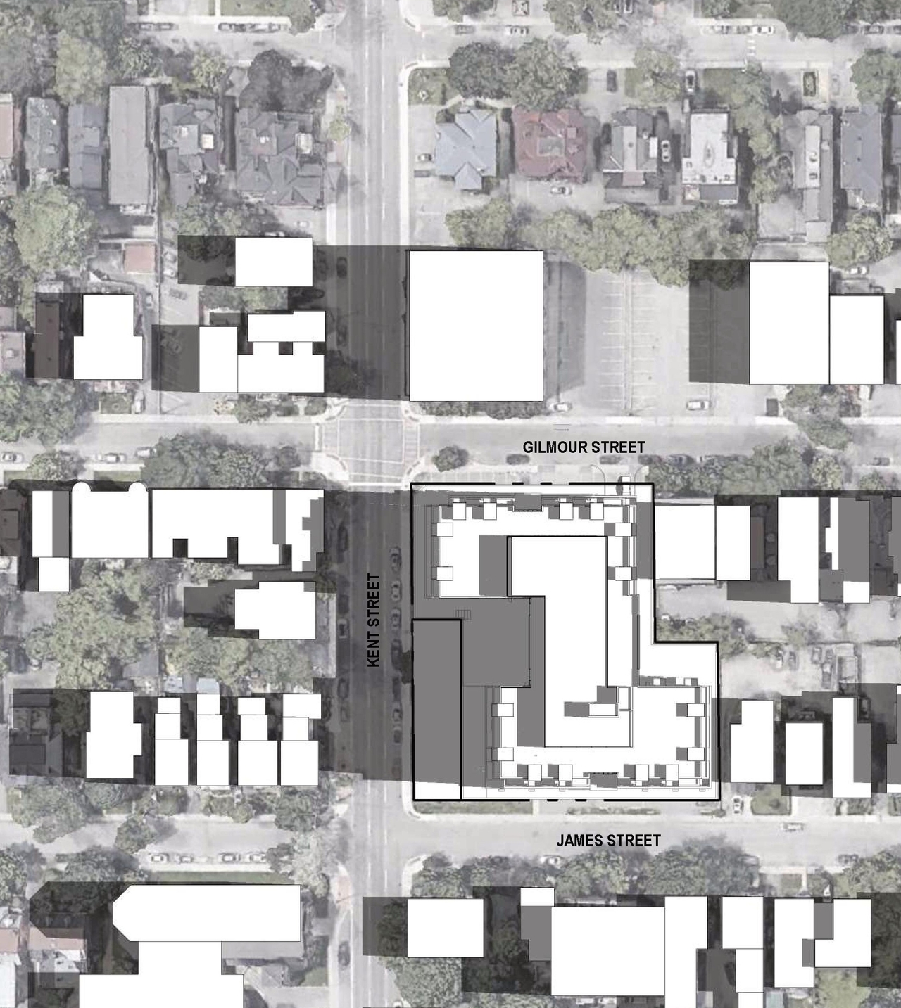 Construction site plan for project from page 56 of the file '2023-09-28 - Design Brief - D07-12-23-0031 (2)'