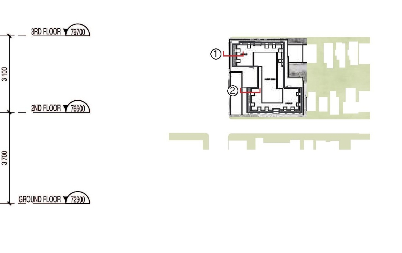 Construction site plan for project from page 17 of the file '2023-09-28 - Design Brief - D07-12-23-0031'