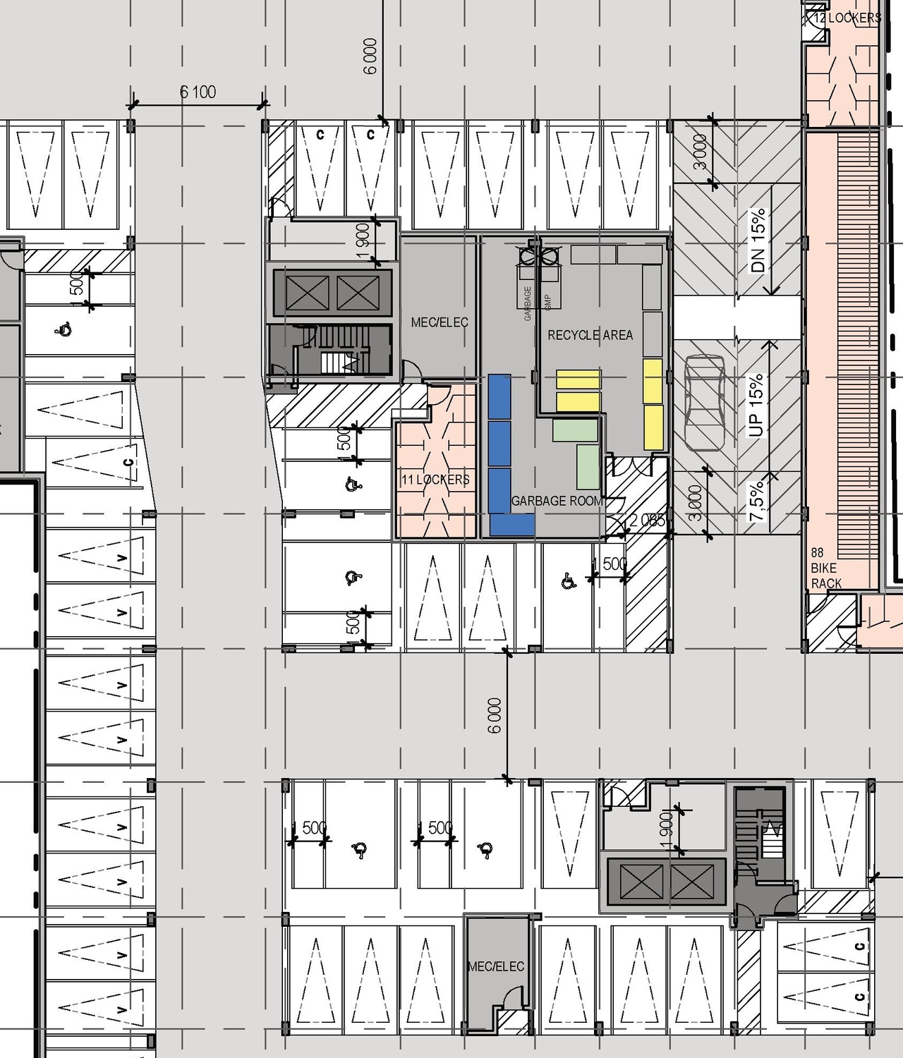Floor plan for project from page 38 of the file '2023-09-28 - Design Brief - D07-12-23-0031'