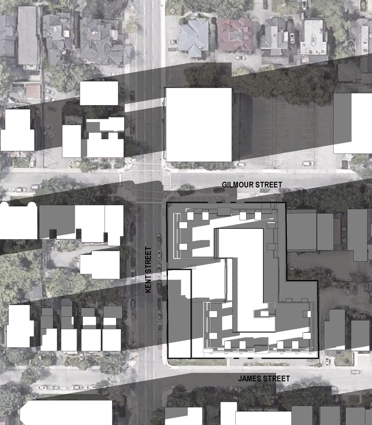 Construction site plan for project from page 68 of the file '2023-09-28 - Design Brief - D07-12-23-0031'