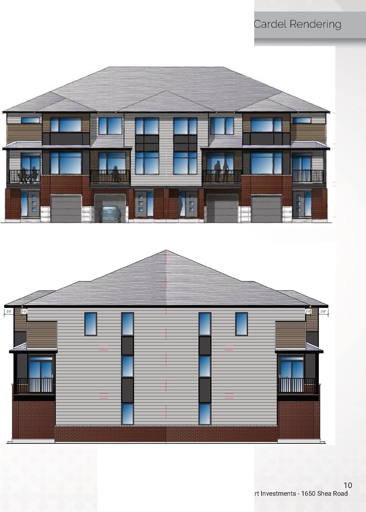 Rendering of building from page 10 of the file '2024-08-07 - Design Brief Update - D07-12-23-0032'