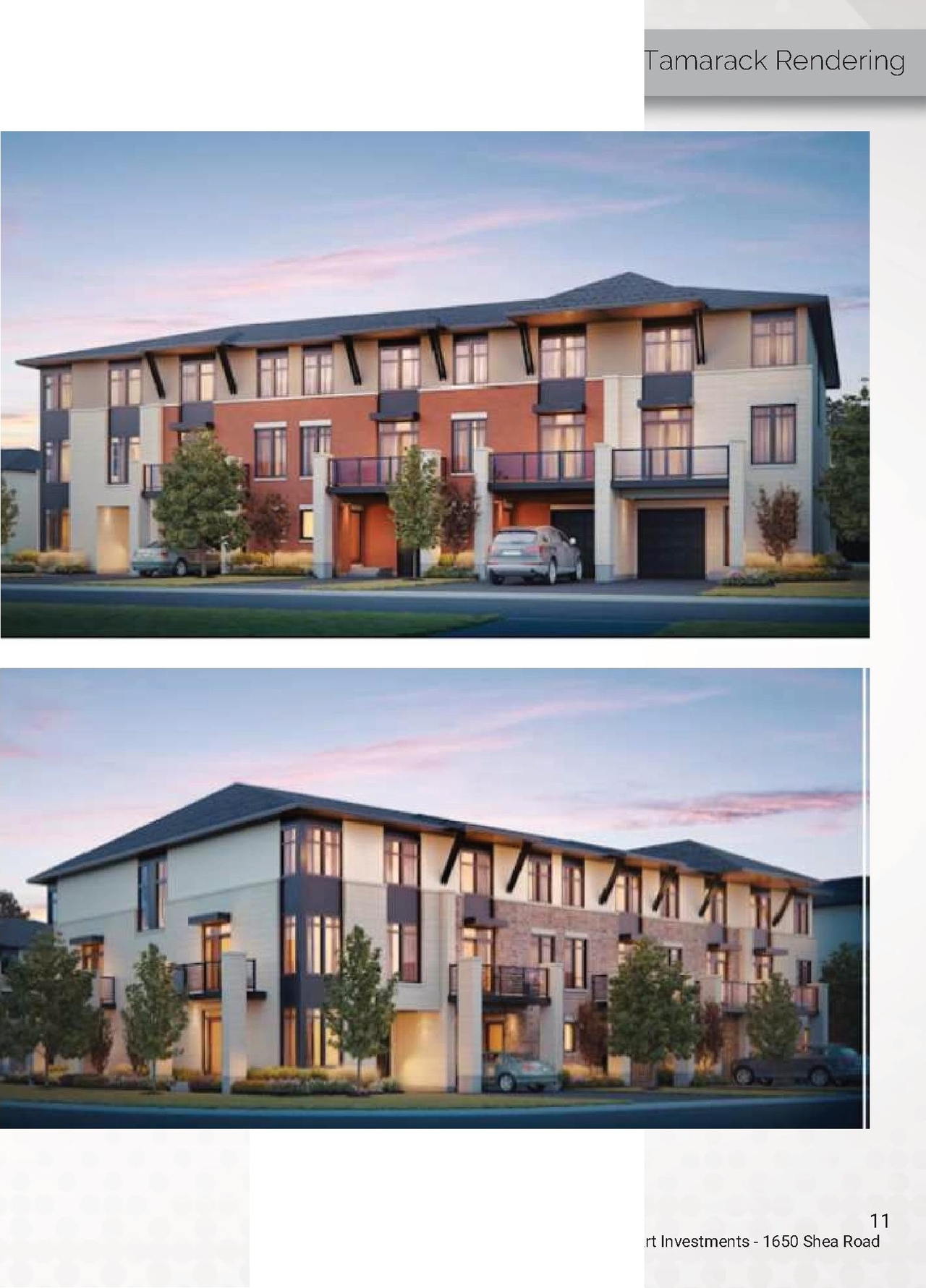 Rendering of building from page 11 of the file '2024-08-07 - Design Brief Update - D07-12-23-0032'