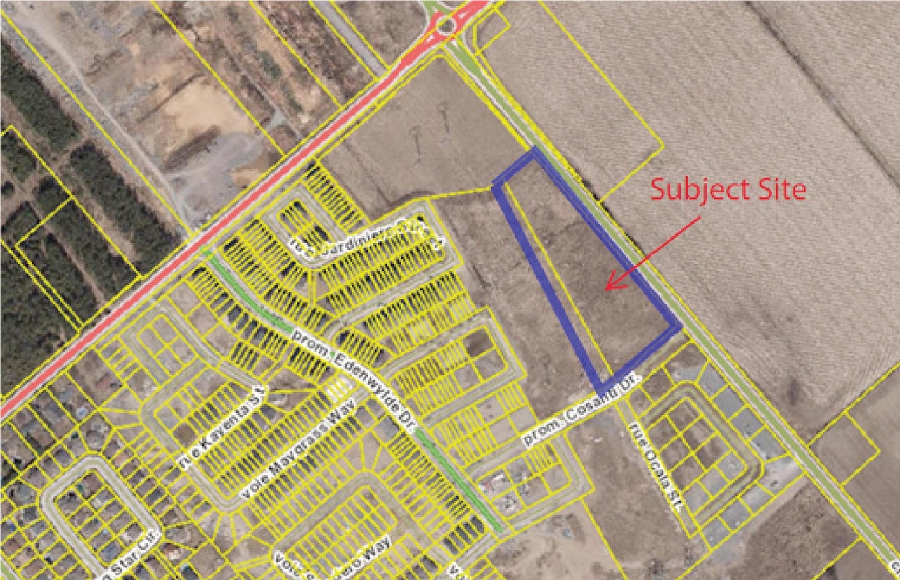 Construction site plan for project from page 9 of the file '2023-03-23 - Design Brief & Planning Rationale - D07-12-23-0032'