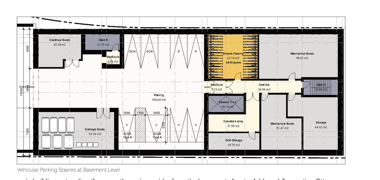 Floor plan for project from page 12 of the file '2023-03-28 - Urban Design Brief - D07-12-23-0034'