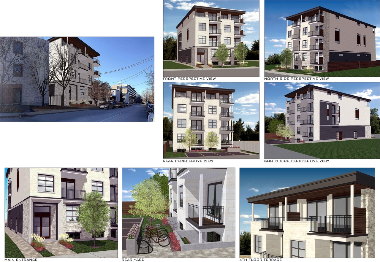 Rendering of building from page 2 of the file '2023-03-28 - Elevations-3D Rendering and Perspective Views - D07-12-23-0036'