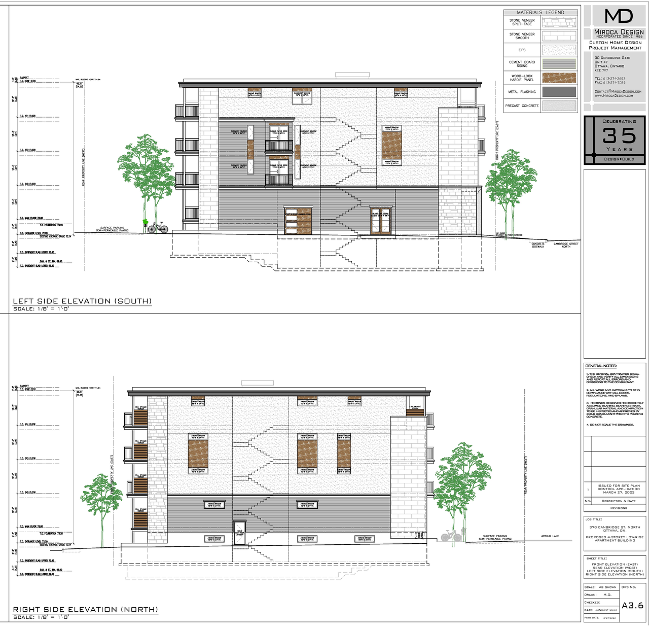 Image from page 3 of the file '2023-03-28 - Building Elevations-Floor Plans-Building Sections - D07-12-23-0036'
