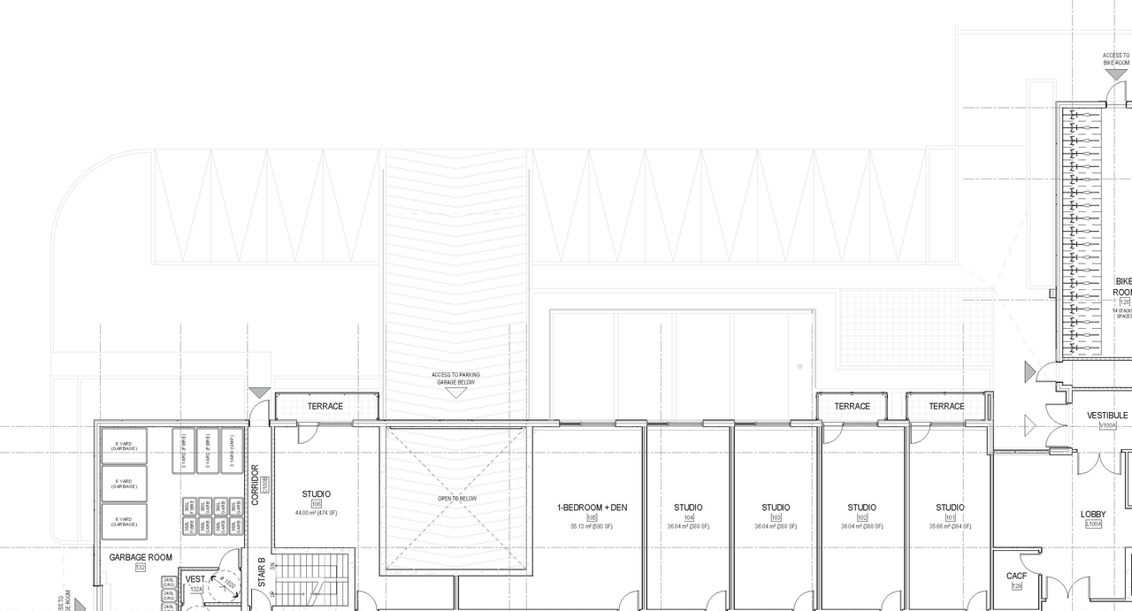 Floor plan for project from page 14 of the file '2023-05-01 - Design Brief - D07-12-23-0044'