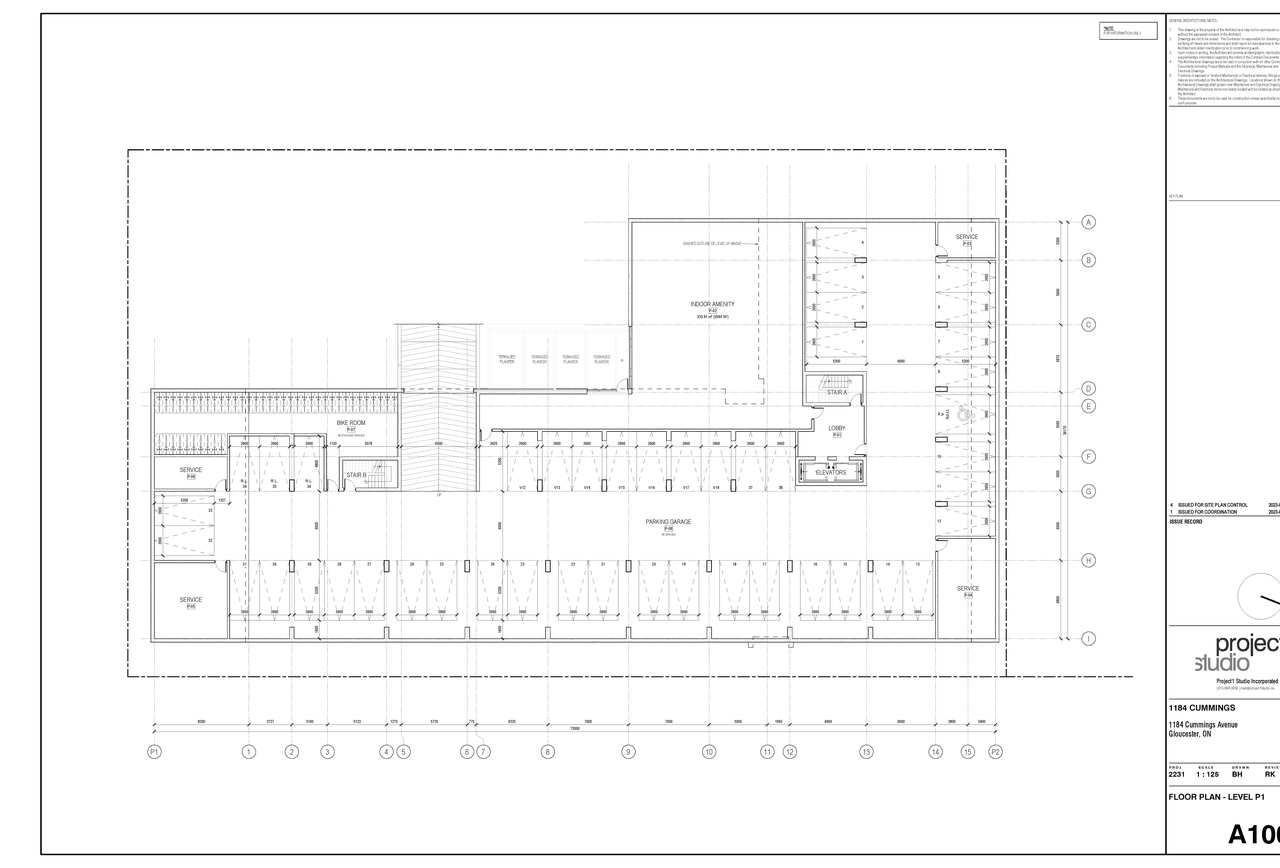 Floor plan for project from page 1 of the file '2023-05-01 - FLOOR PLANS - D07-12-23-0044'