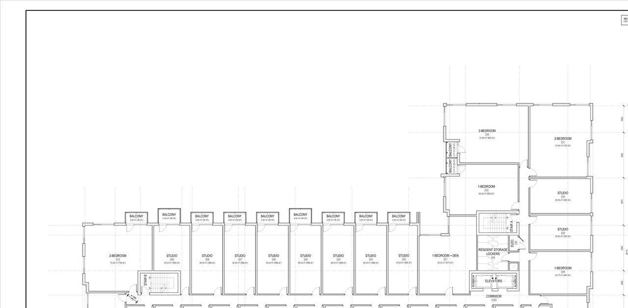 Construction site plan for project from page 3 of the file '2023-05-01 - FLOOR PLANS - D07-12-23-0044'