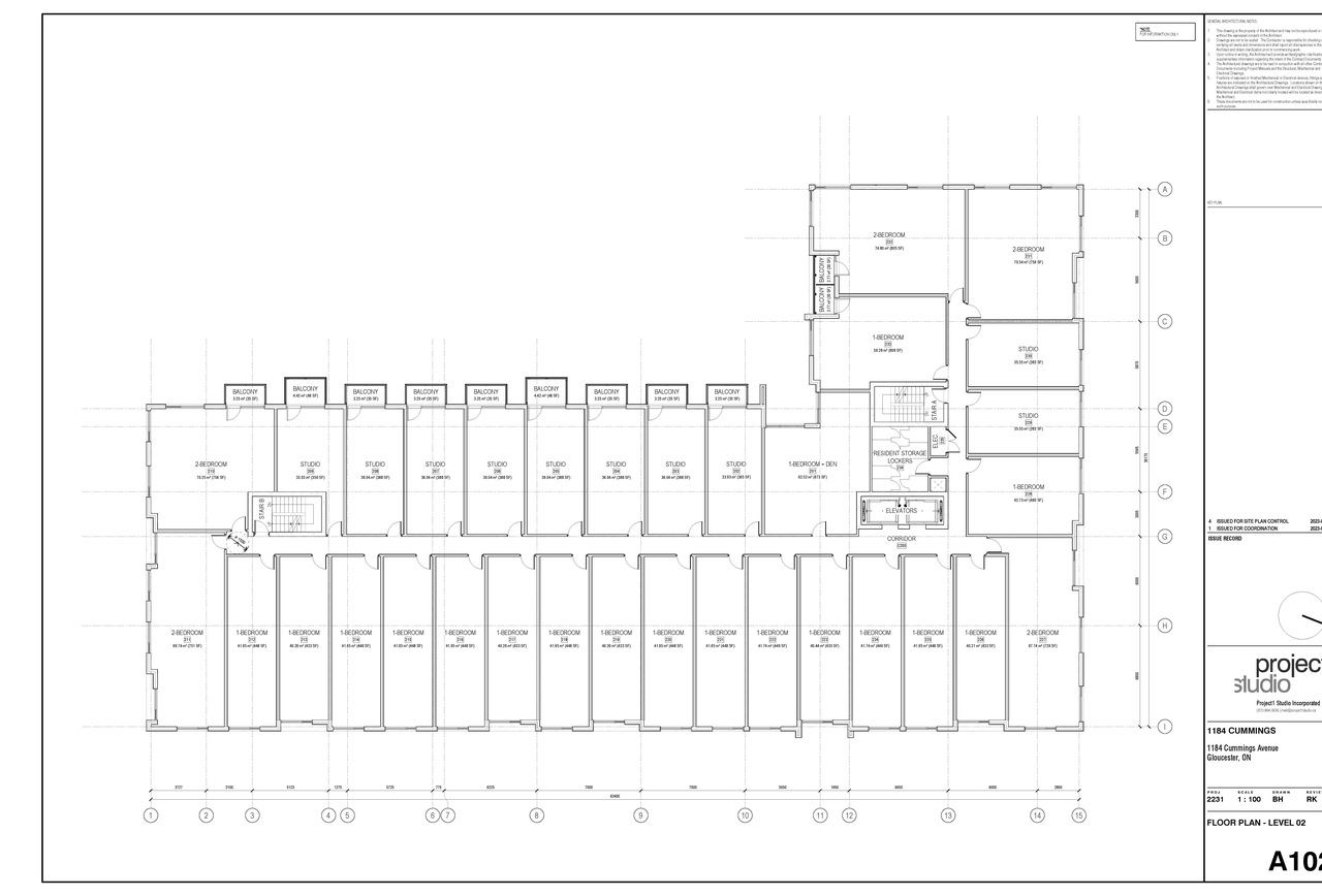 Construction site plan for project from page 3 of the file '2023-05-01 - FLOOR PLANS - D07-12-23-0044'