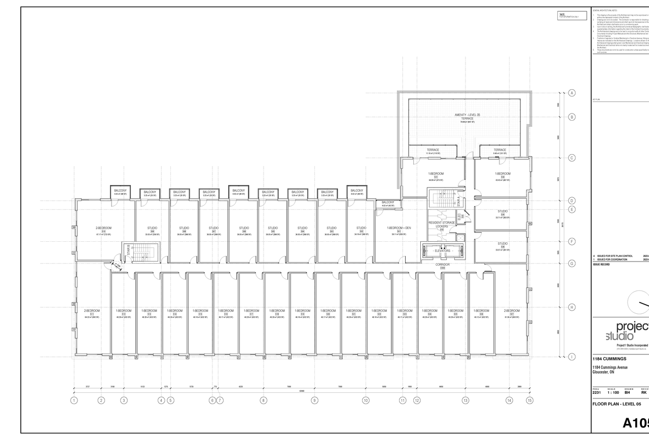 Construction site plan for project from page 6 of the file '2023-05-01 - FLOOR PLANS - D07-12-23-0044'