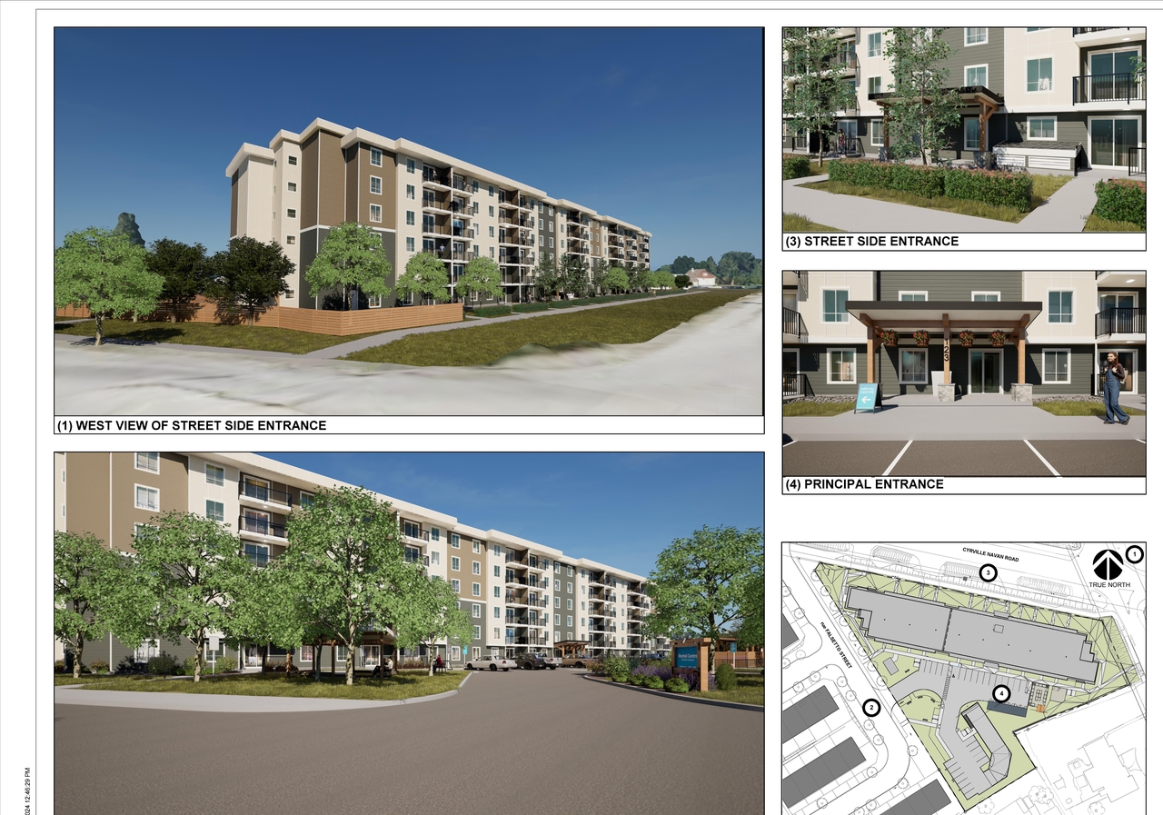 Rendering of building from page 1 of the file '2024-05-10 - SITE PERSPECTIVE - D07-12-23-0047'