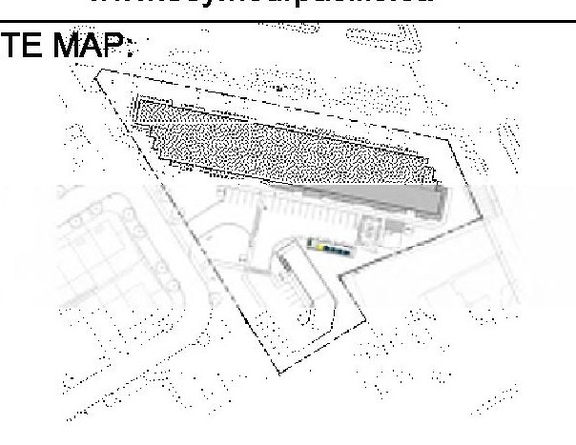 Construction site plan for project from page 1 of the file '2023-05-10 - SURROUNDING AREA PERSPECTIVE - D07-12-23-0047'