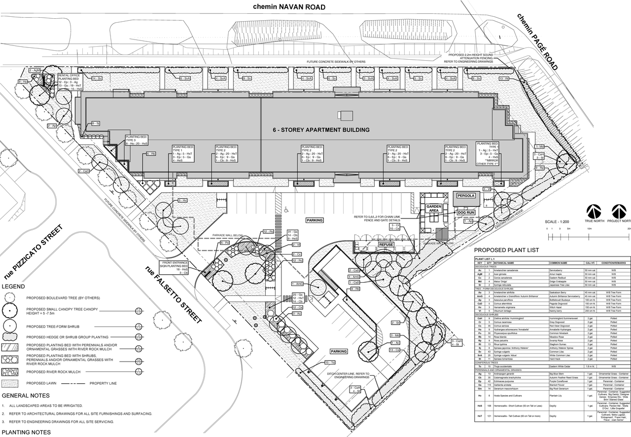 Construction site plan for project from page 22 of the file '2023-12-19 - DESIGN BRIEF - D07-12-23-0047'