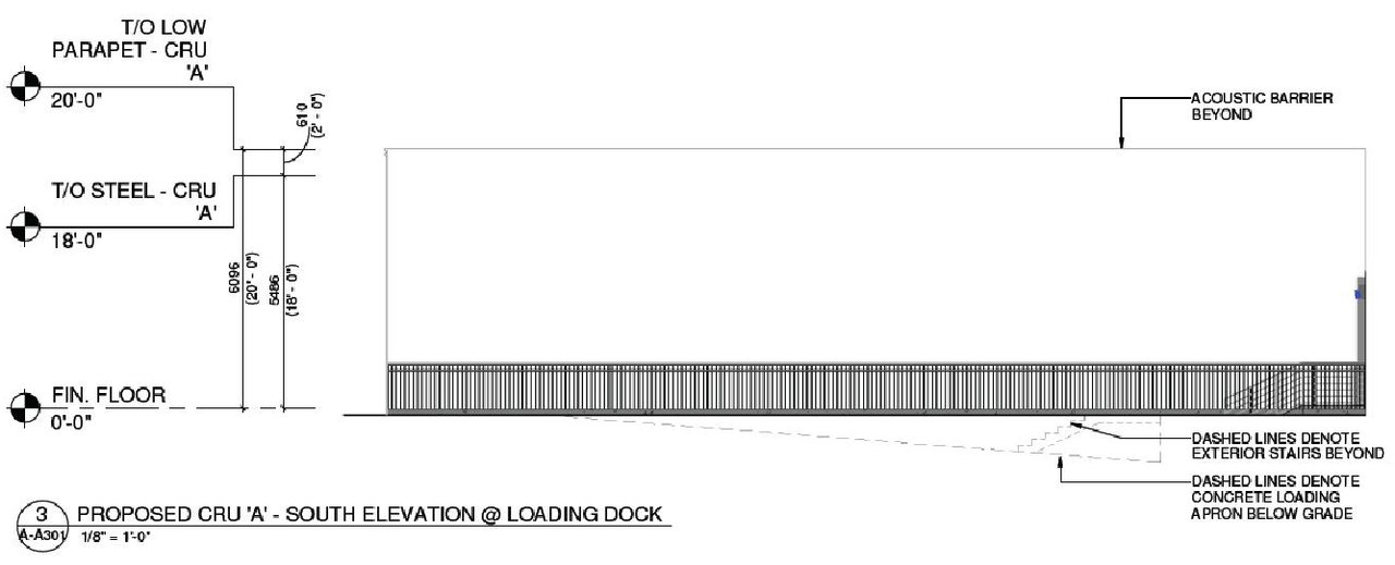 Construction site plan for project from page 13 of the file '2023-05-01 - Planning Rationale and Design Brief - D07-12-23-0049'