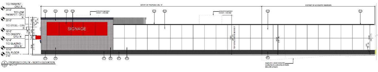 Construction site plan for project from page 13 of the file '2023-05-01 - Planning Rationale and Design Brief - D07-12-23-0049'