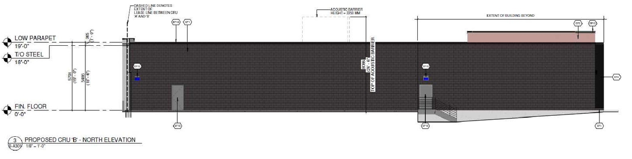 Construction site plan for project from page 14 of the file '2023-05-01 - Planning Rationale and Design Brief - D07-12-23-0049'