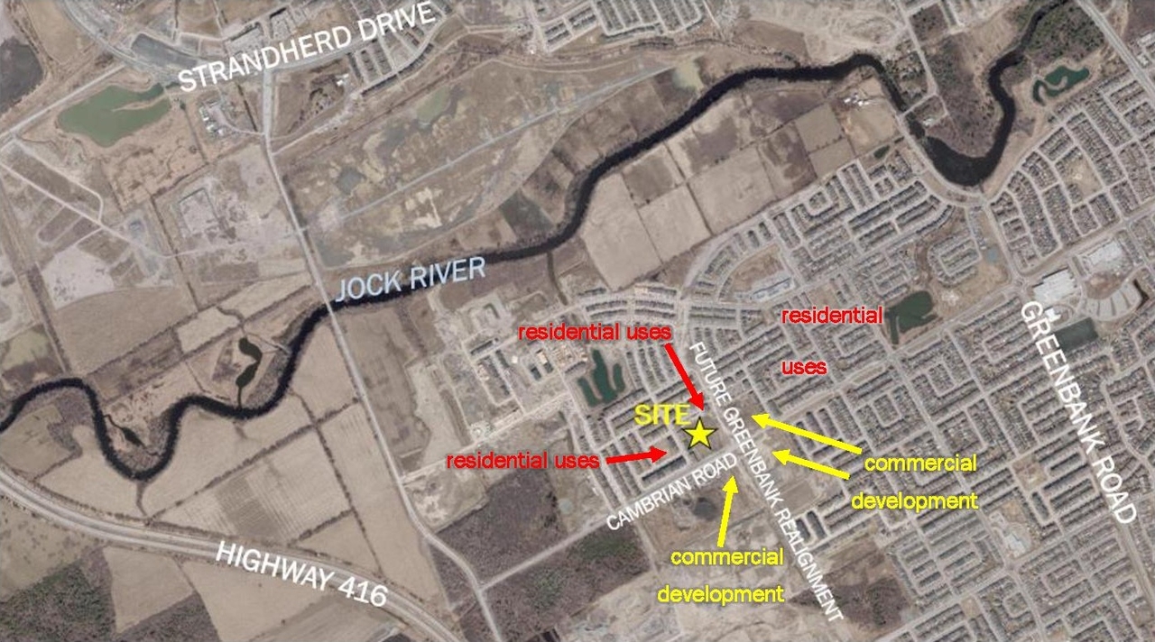 Construction site plan for project from page 5 of the file '2023-05-01 - Planning Rationale and Design Brief - D07-12-23-0049'