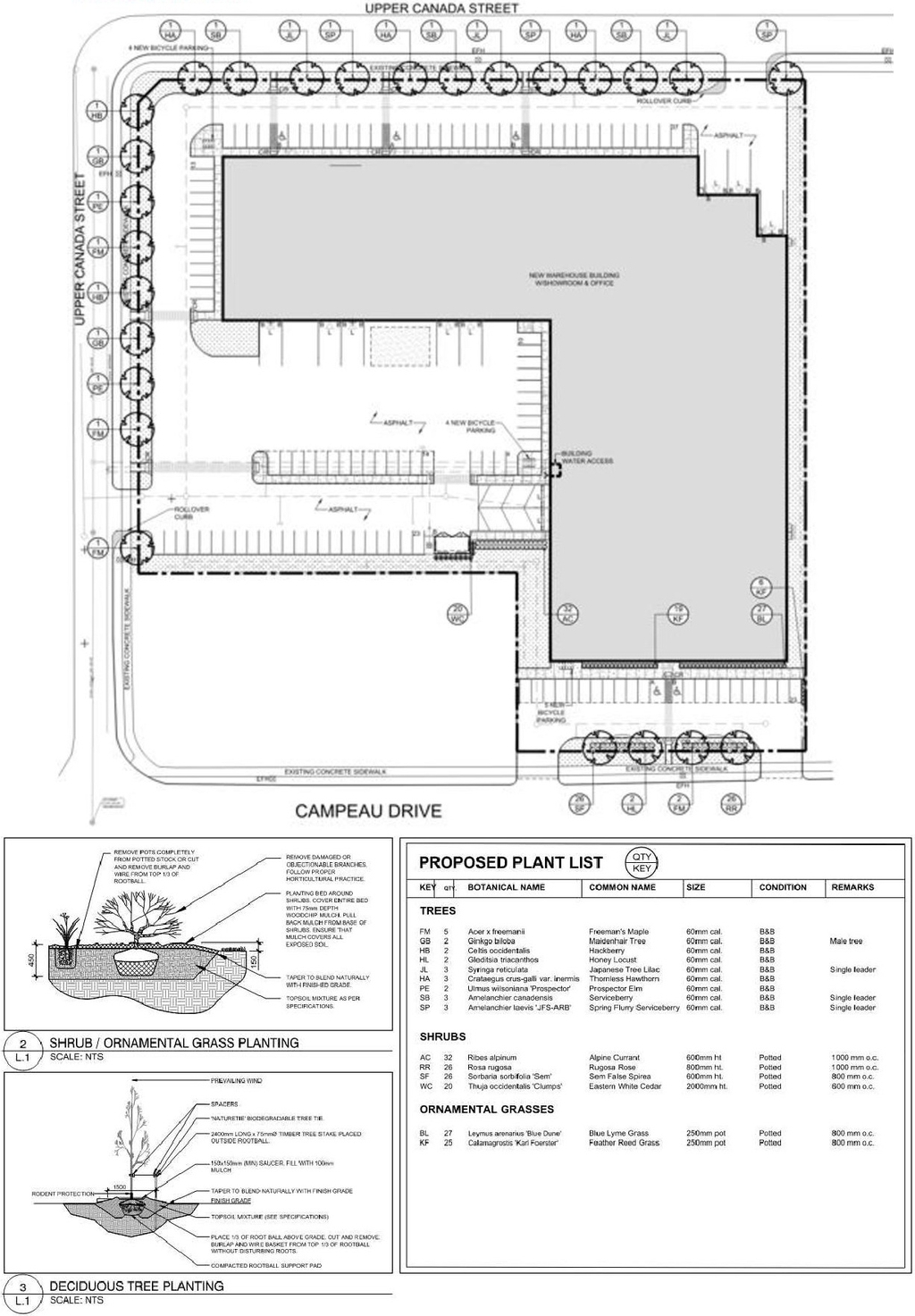 Construction site plan for project from page 13 of the file '2023-05-02 - Design Brief - D07-12-23-0051'