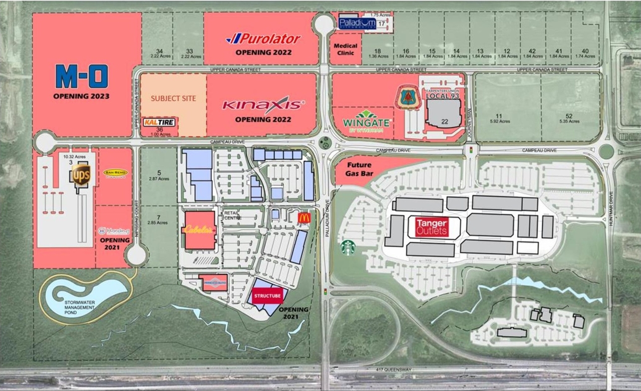 Construction site plan for project from page 3 of the file '2023-05-02 - Design Brief - D07-12-23-0051'