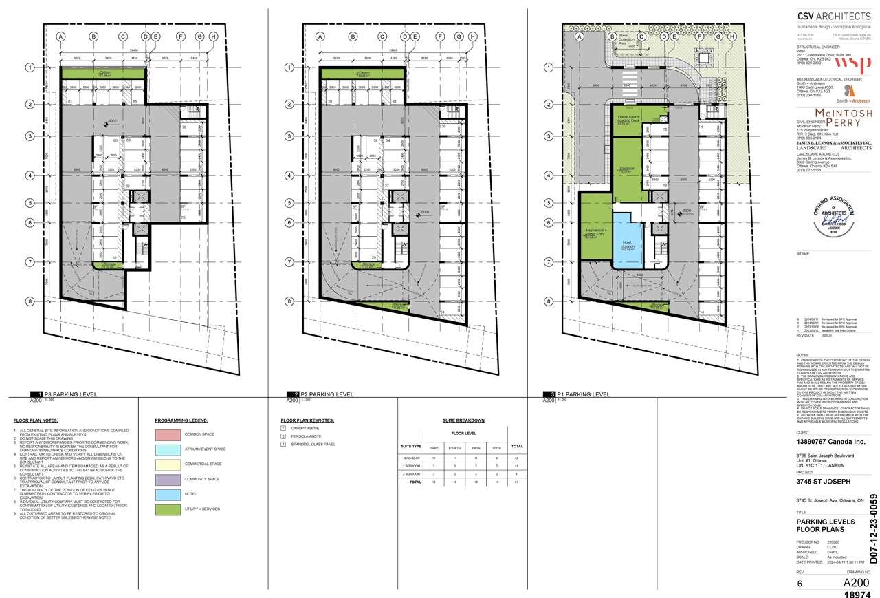 Floor plan for project from page 2 of the file '2024-04-12 - Site and Floor Plans - D07-12-23-0059'