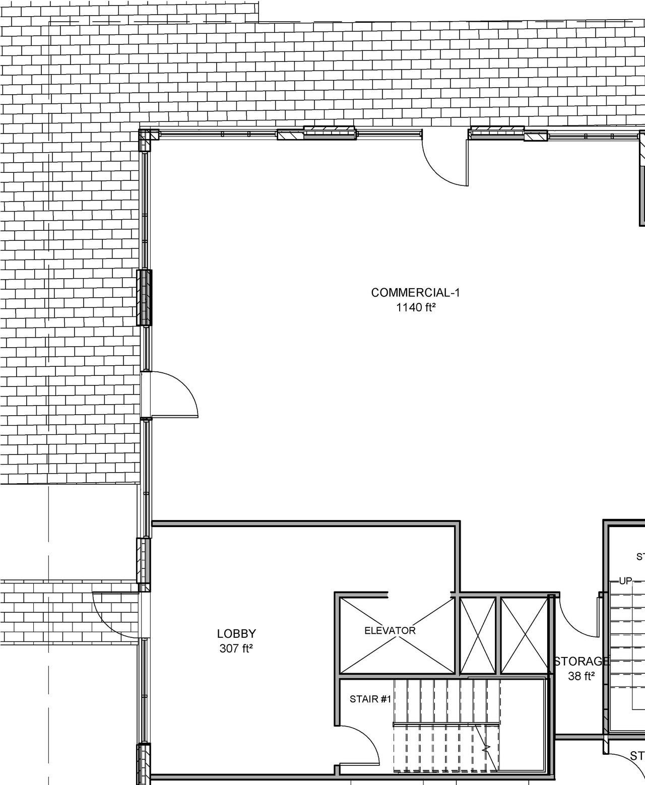 Construction site plan for project from page 1 of the file '2024-02-26 - Basement & Ground Floor Plan - D07-12-23-0060'
