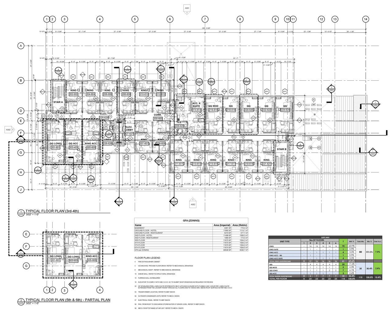 Floor plan for project from page 4 of the file '2023-10-16 - Floor Plans - D07-12-23-0061'