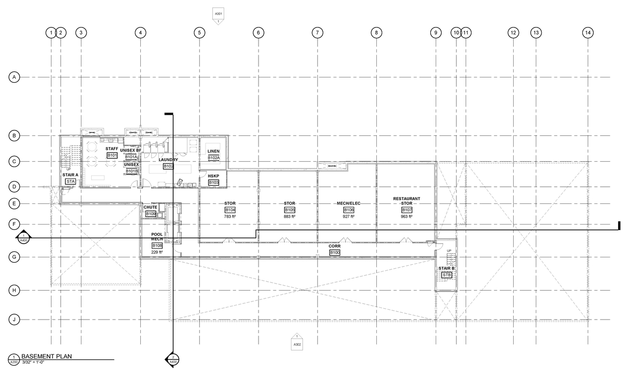 Floor plan for project from page 2 of the file '2023-05-16 - Elevations & Floor Plans - D07-12-23-0061'
