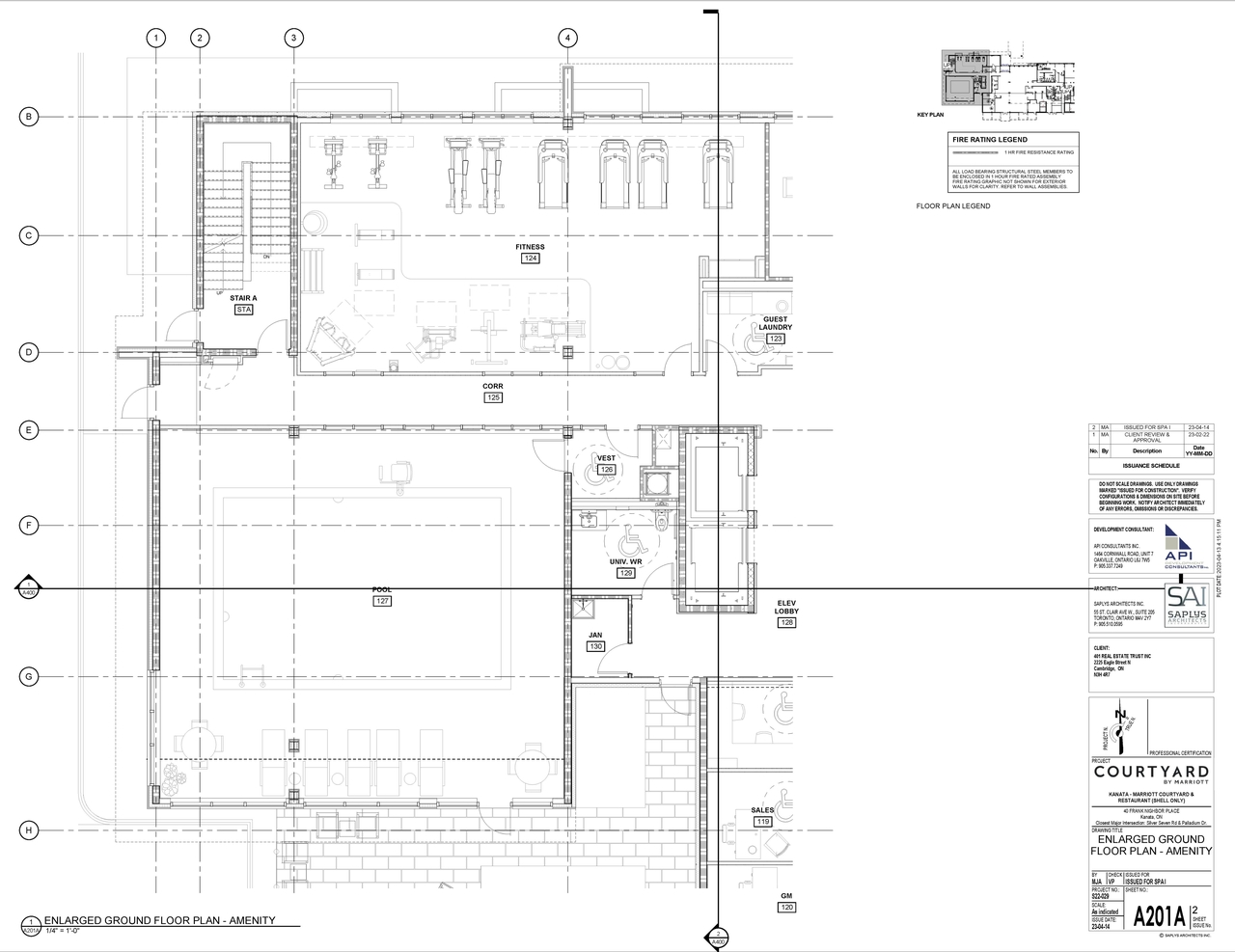 Floor plan for project from page 4 of the file '2023-05-16 - Elevations & Floor Plans - D07-12-23-0061'