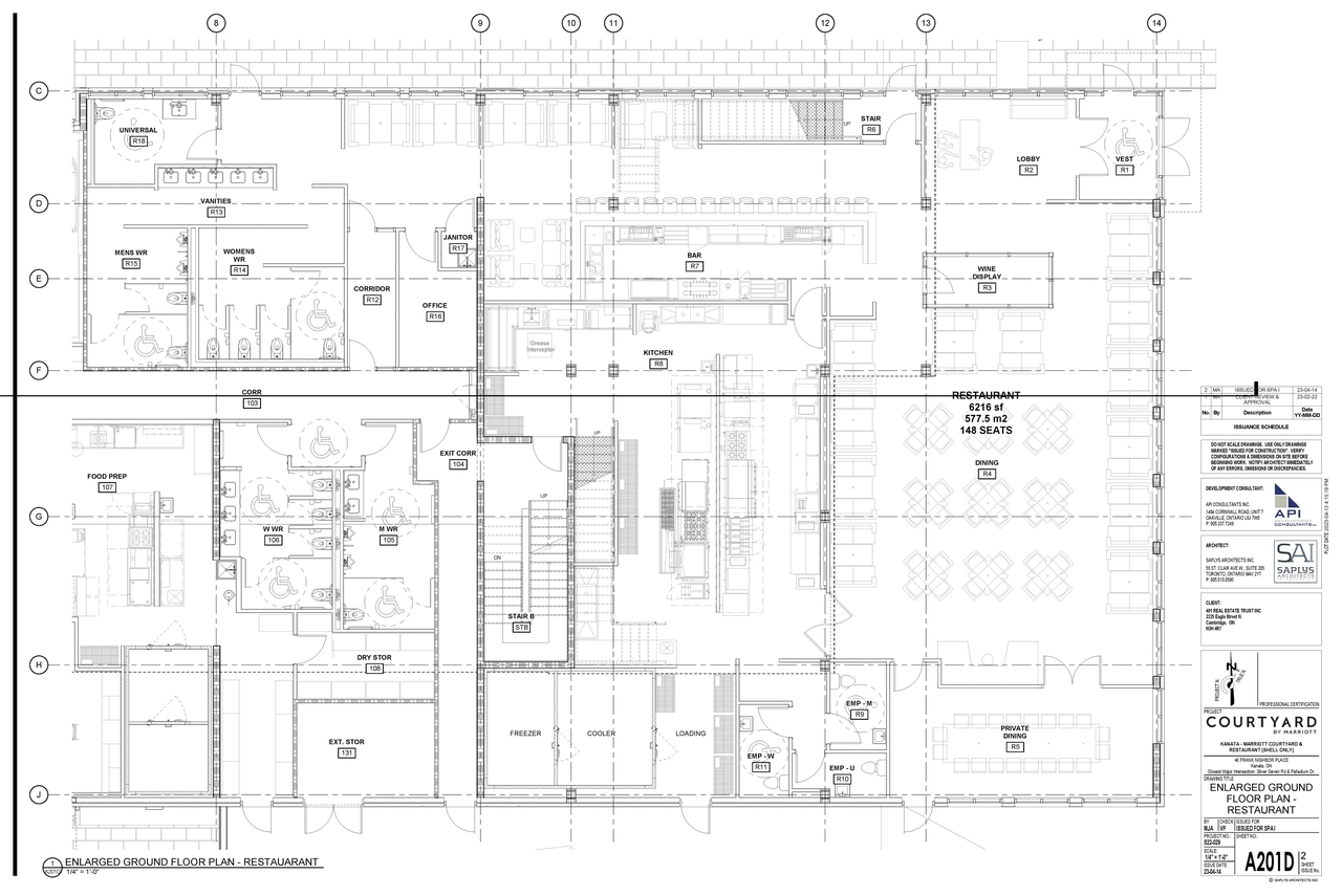 Floor plan for project from page 7 of the file '2023-05-16 - Elevations & Floor Plans - D07-12-23-0061'