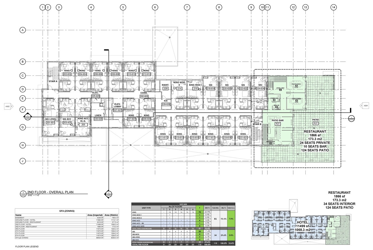 Floor plan for project from page 8 of the file '2023-05-16 - Elevations & Floor Plans - D07-12-23-0061'