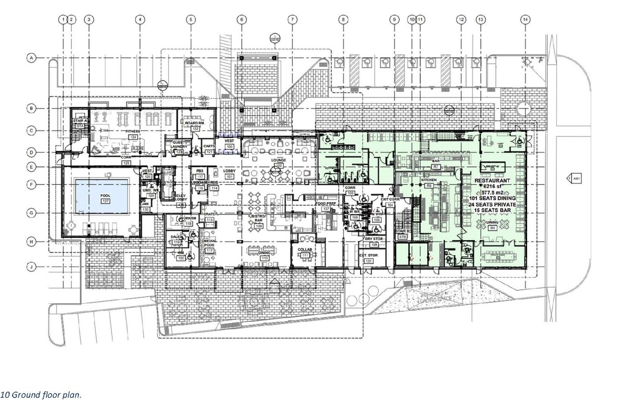 Floor plan for project from page 16 of the file '2023-05-16 - Design Brief - D07-12-23-0061'