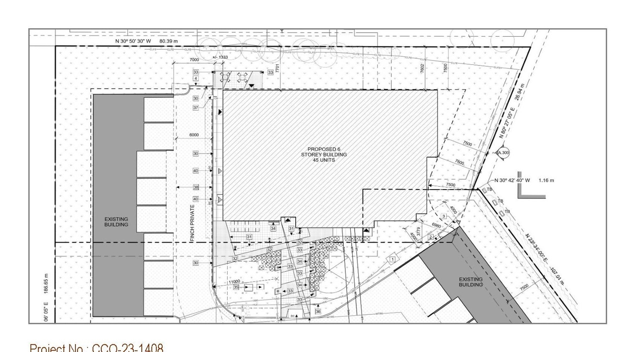 Construction site plan for project from page 1 of the file '2023-10-17 - Planning Rationale & Design Brief - D07-12-23-0063'
