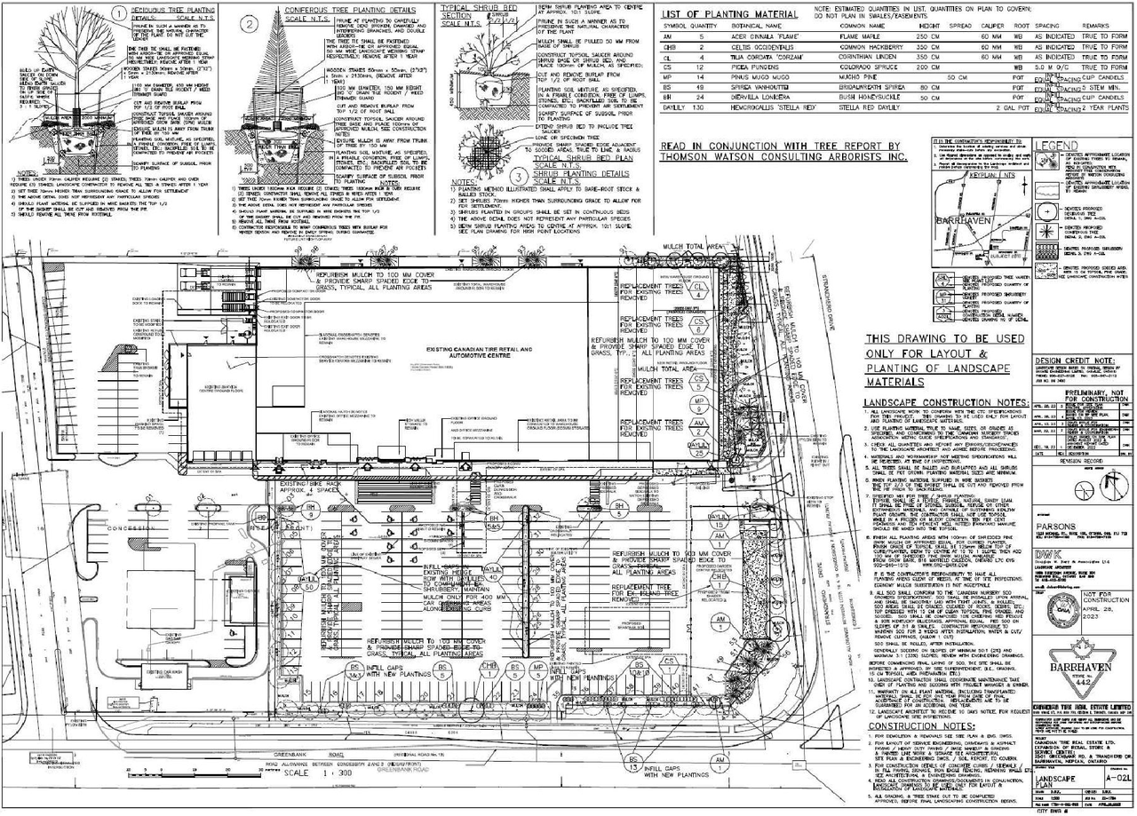 Construction site plan for project from page 14 of the file '2023-05-24 - Planning Rationale and Design Brief - D07-12-23-0064'