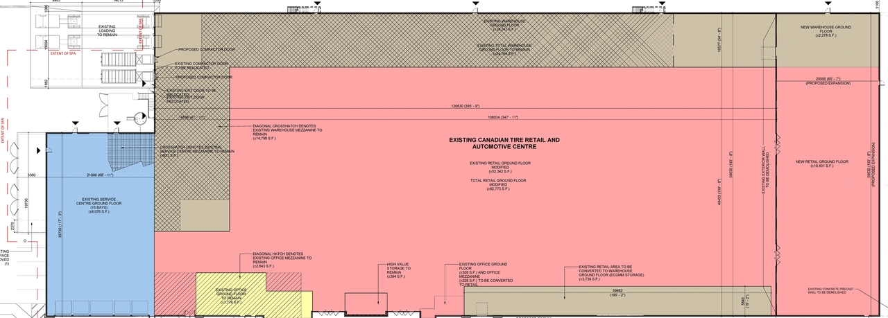 Construction site plan for project from page 3 of the file '2023-05-24 - Site Plan Floor Plan Building Elevations - D07-12-23-0064'