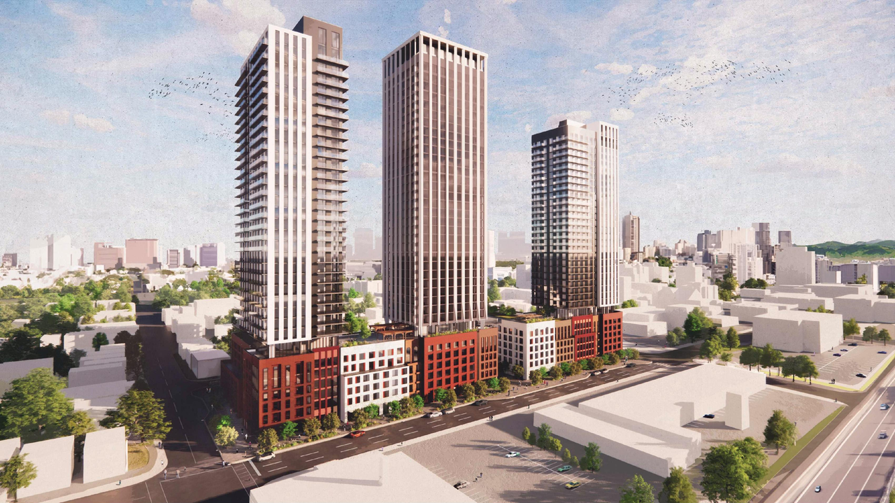 Rendering of building from page 19 of the file '2024-03-21 - Design Brief - D07-12-23-0067'