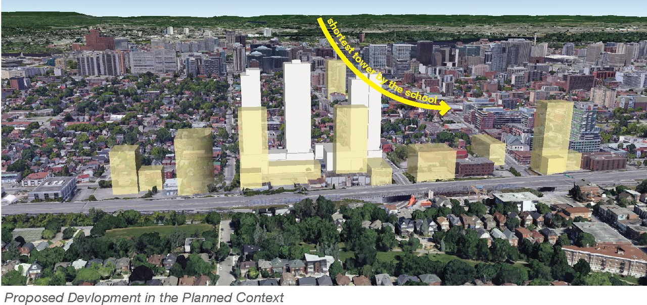Rendering of building from page 7 of the file '2024-03-21 - Design Brief - D07-12-23-0067'