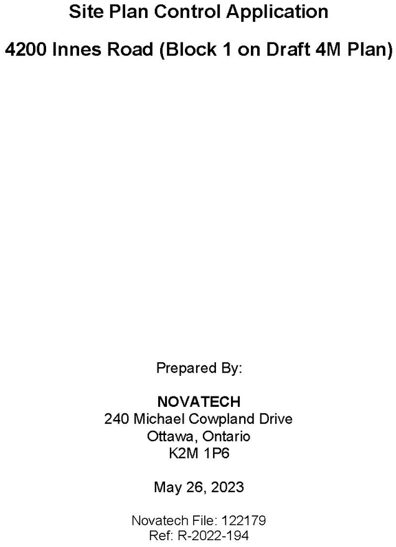 Construction site plan for project from page 2 of the file '2023-09-18 - Planning Rationale and Design Brief - D07-12-23-0068'