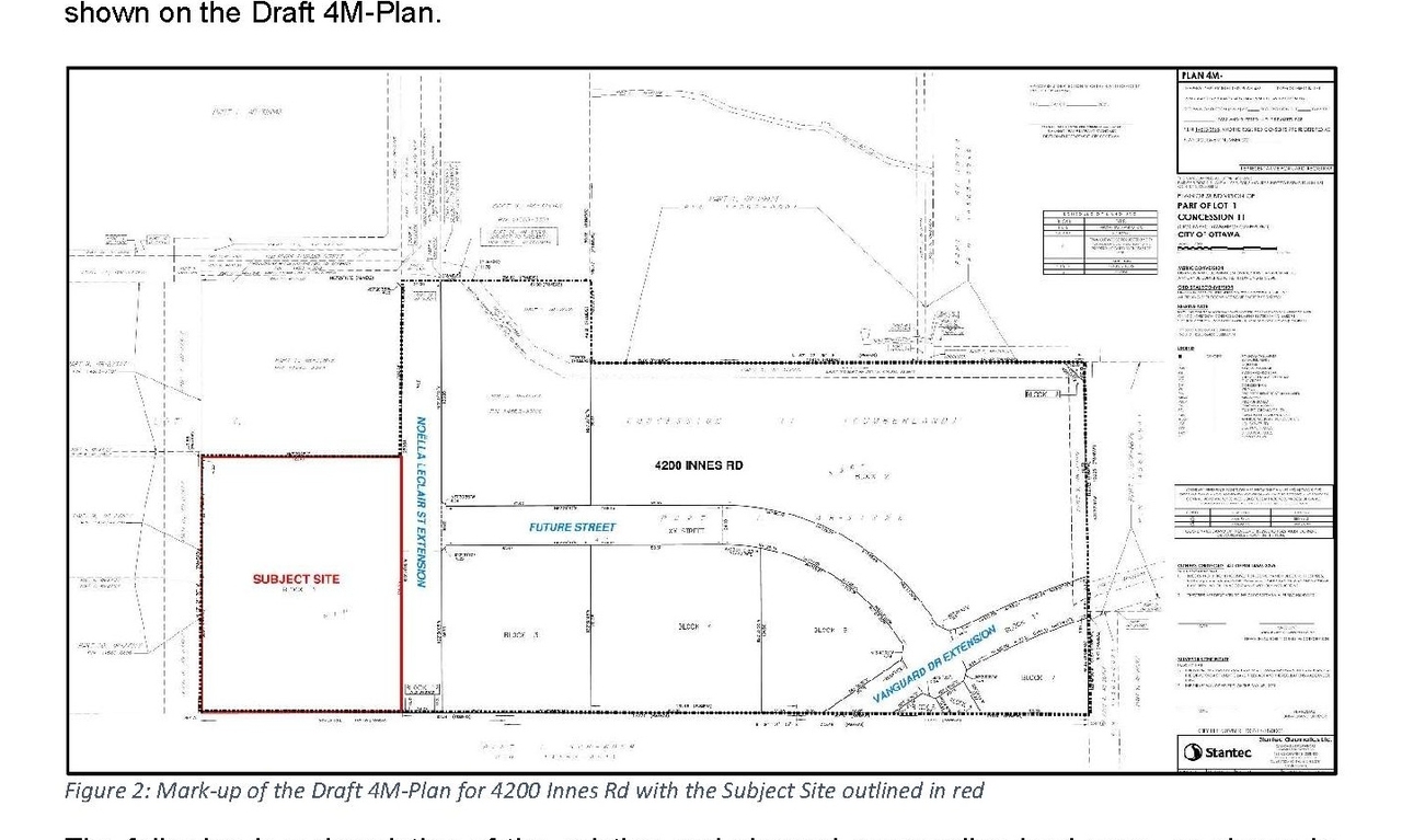 Construction site plan for project from page 6 of the file '2023-09-18 - Planning Rationale and Design Brief - D07-12-23-0068'