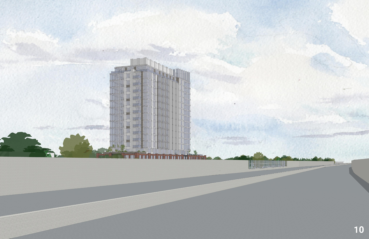 Rendering of building from page 10 of the file '2023-06-02 - Design Views - D07-12-23-0069'