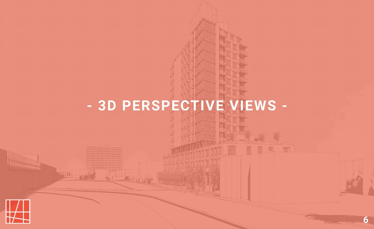 Rendering of building from page 6 of the file '2023-06-02 - Design Views - D07-12-23-0069'