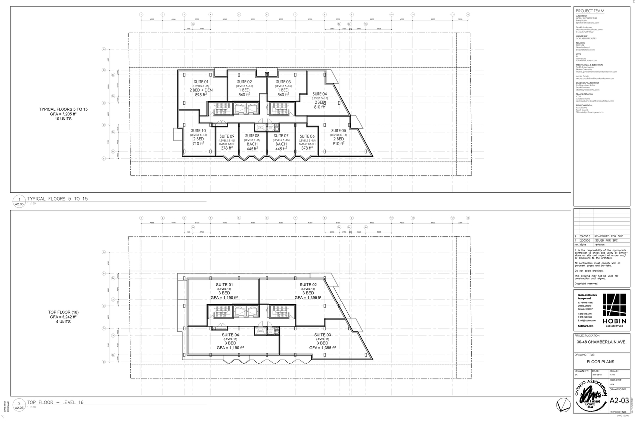 Floor plan for project from page 3 of the file '2024-06-12 - Floor Plans - D07-12-23-0069'