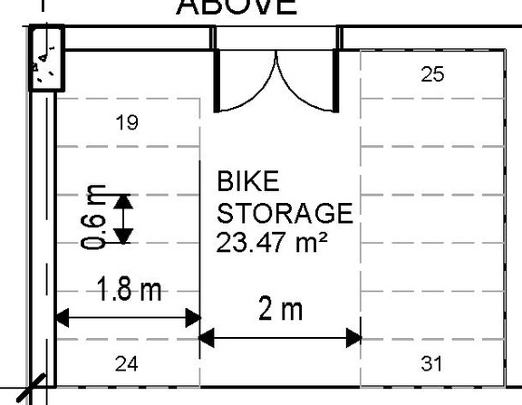 Floor plan for project from page 3 of the file '2024-02-21 - Site, Parking, floor plans - D07-12-23-0071'