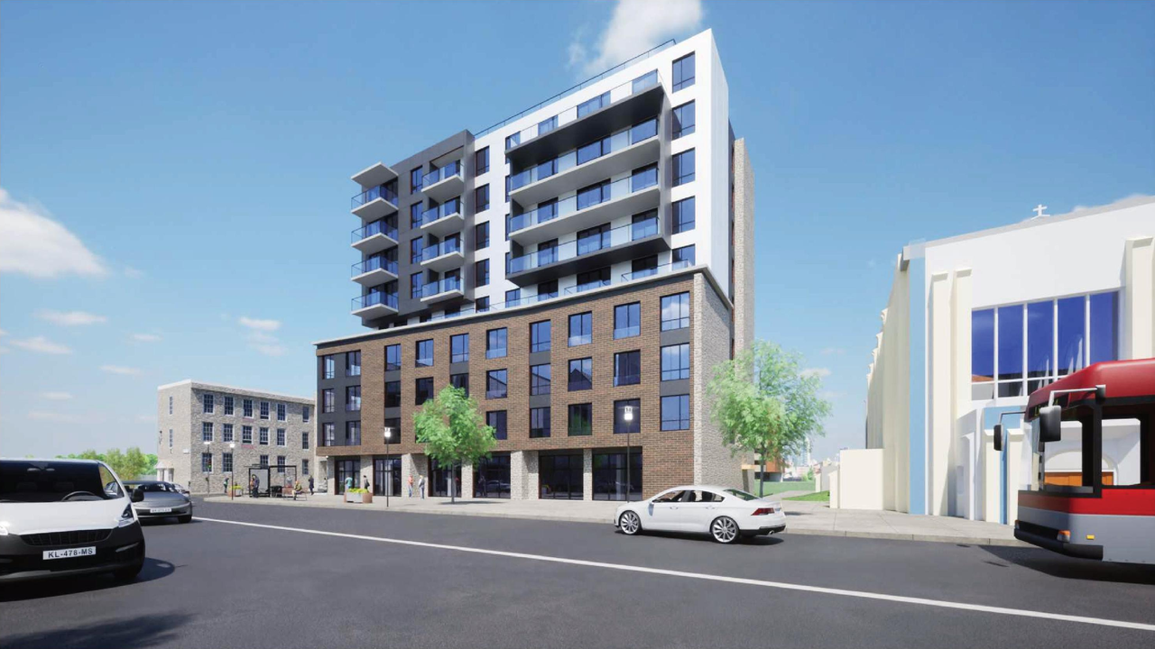 Rendering of building from page 2 of the file '2023-06-09 - Renderings - D07-12-23-0072'