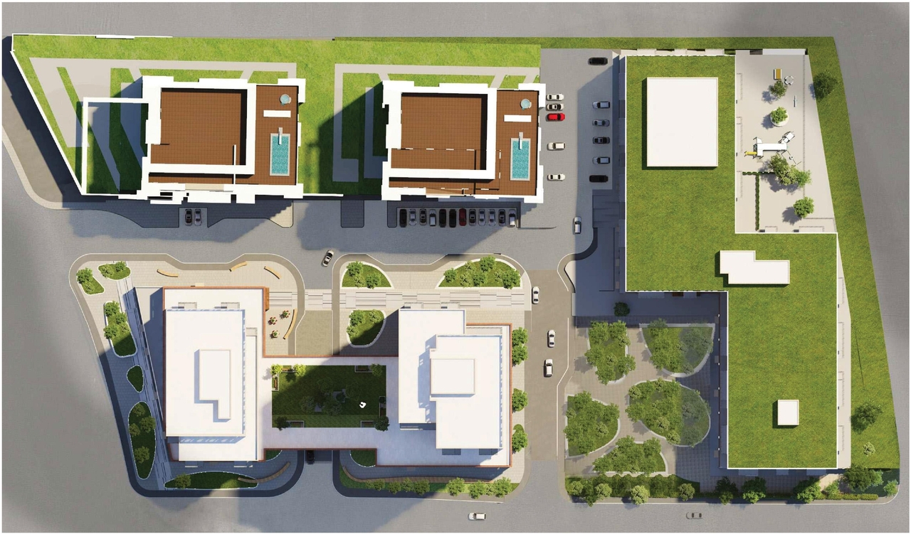 Construction site plan for project from page 38 of the file '2025-10-03 - Design Brief - D07-12-23-0073'